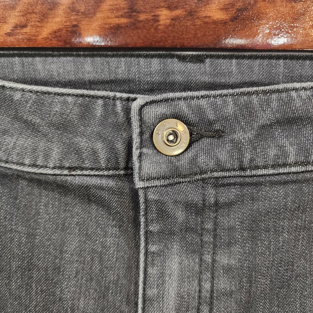 prAna Women's Kayla Crop Chino Gray Organic Cotton Size 10 - Picture 4 of 7